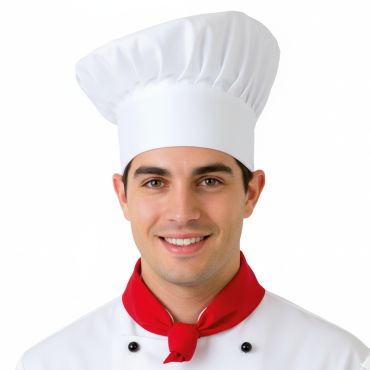 Toque de chef cuisinier adulte blanche pour déguisement | jourdefete.com Toque de chef cuisinier adulte blanche pour déguisement | jourdefete.com