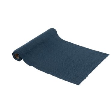 Déroulez ce chemin de table en gaze de coton coloré pour votre table | jourdefete.com