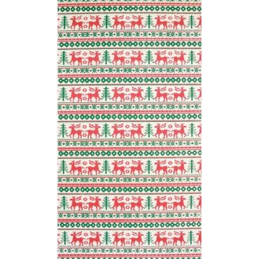 Chemin de Table en Lin Broderies de Noël