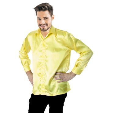 Chemise néon Disco Fluo - Jaune Chemise néon Disco Fluo - Jaune