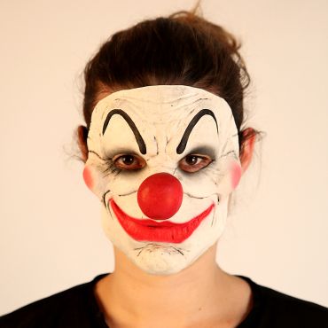 Masque en Latex de Clown Psychopathe - Bientôt Disponible