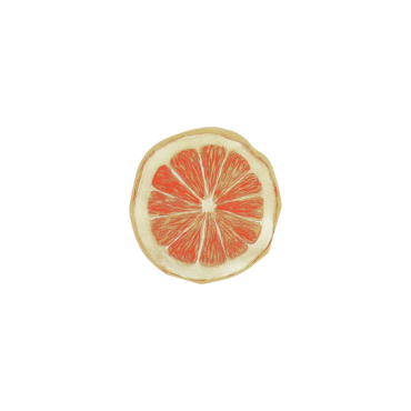 Serviettes cocktail agrume orange, lot de 20 | jourdefete.com