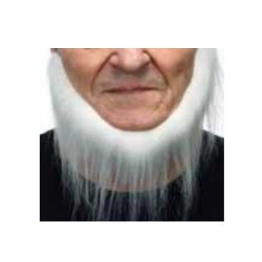barbe collier blanche
