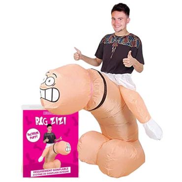 déguisement gonflable de big zizi pour adulte | jourdefete.com