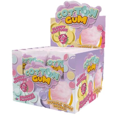 Cotton Gum barbe à papa avec bubble gum à l'intérieur pour fête enfant | jourdefete.com