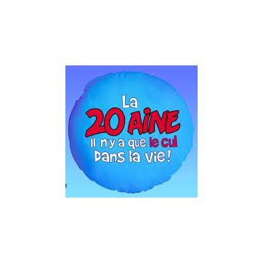 COUSSIN ANNIVERSAIRE 20 ANS