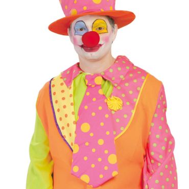 Accessoire Maxi Cravate Clown Rose Accessoire Maxi Cravate Clown Rose