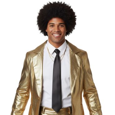 Cravate noire satinée chic et intemporelle | jourdefete.com Cravate noire satinée chic et intemporelle | jourdefete.com