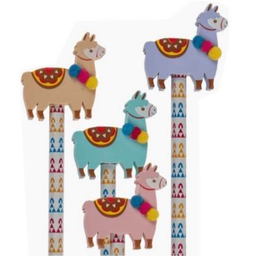 lama-crayon-gomme-papeterie | jourdefete.com