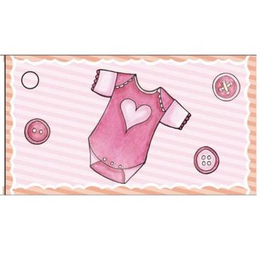 10 Étiquettes Baptême - Fille