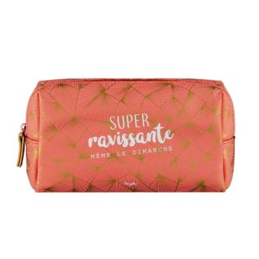 Petite Trousse de Toilette "Super Ravissante" - Collection Super Gentille - Derrière la Porte