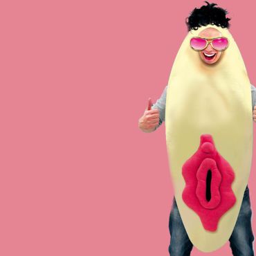 Déguisement "Chatte Man" adulte humoristique Déguisement "Chatte Man" adulte humoristique