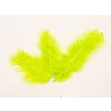 20 Plumes Décoratives - Vert Anis