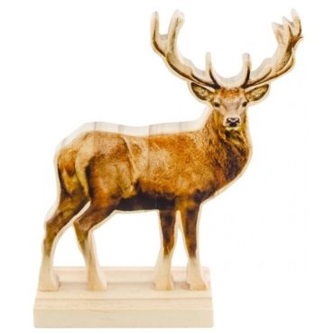 Décoration à Poser Noël - Bois - Cerf | jourdefete.com Décoration à Poser Noël - Bois - Cerf | jourdefete.com