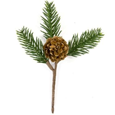 Branche de Sapin Artificielle avec Pomme de Pin Branche de Sapin Artificielle avec Pomme de Pin