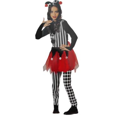 Ce déguisement de clown macabre ravira parfaitement à une femme pour une soirée d’Halloween | jourdefete.com