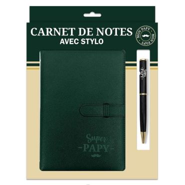 Un super papy qui va pouvoir prendre des notes avec ce carnet et ce stylo | jourdefete.com Un super papy qui va pouvoir prendre des notes avec ce carnet et ce stylo | jourdefete.com
