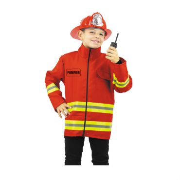 Déguisement pompier enfant rouge | jourdefete.com