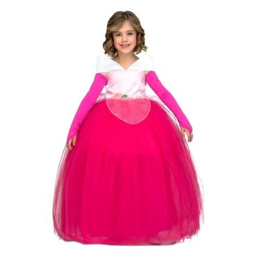 Un splendide déguisement de jeune princesse rose pour fille | jourdefete.com