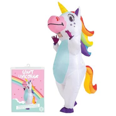 Un superbe déguisement de licorne gonflable pour adulte | jourdefete.com