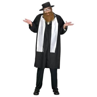 Déguisement de Rabbin pour homme - Taille unique | jourdefete.com