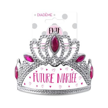 Diadème future mariée pour enterrement de vie de jeune fille | jourdefete.com