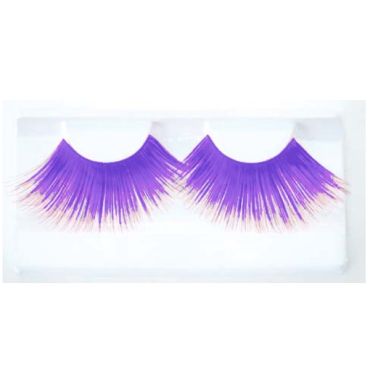 Faux cils violet bleuté