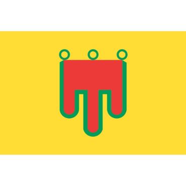 Drapeau Auvergnat 20 x 14 Cm