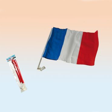 Drapeau Tricolore de Voiture - France