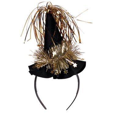 Serre-tête Mini Chapeau Sorcière Femme Serre-tête Mini Chapeau Sorcière Femme