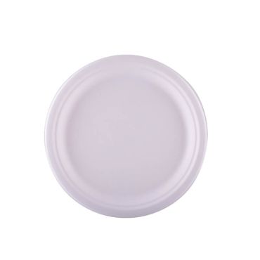 25 assiettes en fibre de canne 23 cm