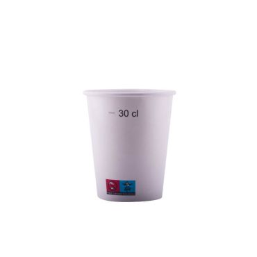 50 gobelets en carton éco 30 cl
