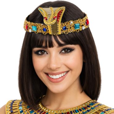 Bandeau reine d’Égypte doré pour déguisement | jourdefete.com