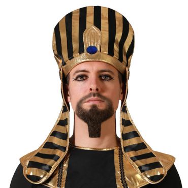 Coiffe de pharaon égyptien dorée et noire pour déguisement | jourdefete.com Coiffe de pharaon égyptien dorée et noire pour déguisement | jourdefete.com