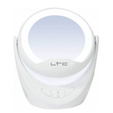 Enceinte bluetooth avec miroir lumineux et support de téléphone | jourdefete.com