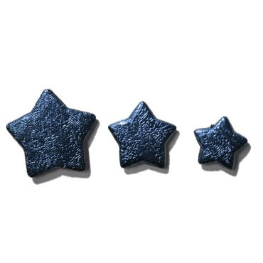 Boîte d'étoiles et cheveux d'ange bleu turquoise