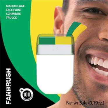 Fanbrush™  Vert et Jaune