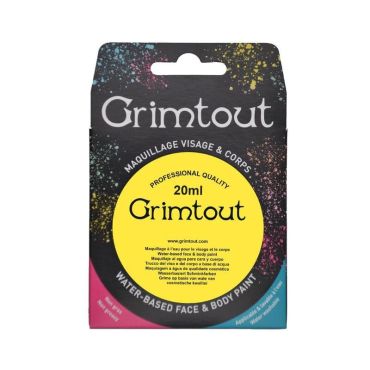 Fard de Maquillage Jaune Citron Grim' Tout Pro | jourdefete.com