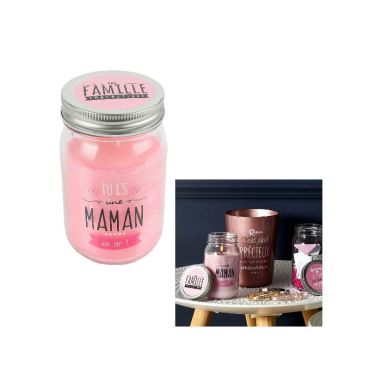 bougie rose tu es une maman en or