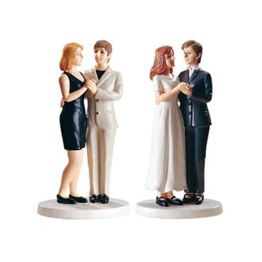 Figurine pour mariage - 14 cm - Couple de femmes - Modèle Aléatoire | jourdefete.com Figurine pour mariage - 14 cm - Couple de femmes - Modèle Aléatoire | jourdefete.com