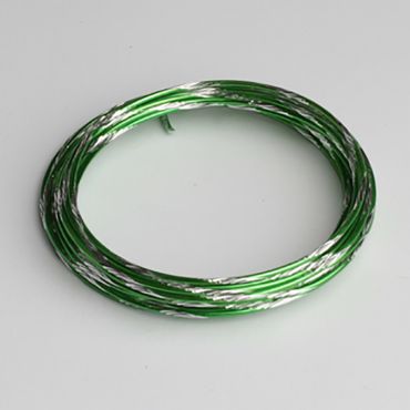 Fil Métallique Arlequin Vert - 5m
