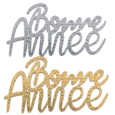 confettis de table bonne année en bois | jourdefete.com