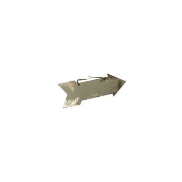 fleche-signaletique-decoration-pampa-kaki-or | jourdefete.com