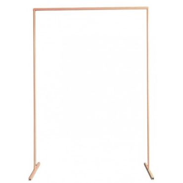 arche en métal or champagne rectangulaire de 2 mètres | jourdefete.com