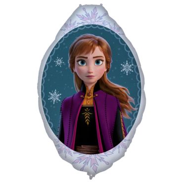 Ballon aluminium Anna Reine des Neiges pour décoration anniversaire fille | jourdefete.com