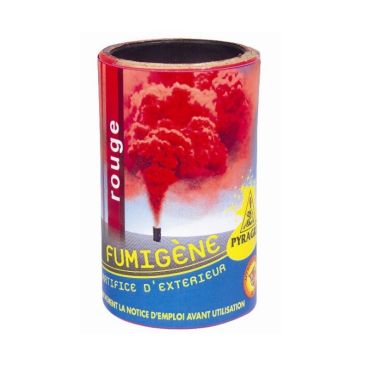 Fumigène - 60 secondes - Rouge | jourdefete.com