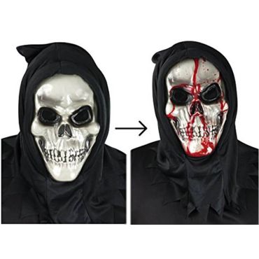 Masque Squelette avec Pompe de Sang