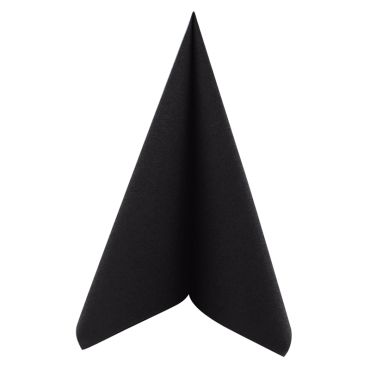 50 Serviettes Voie Sèche - Noir