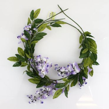 Guirlande de fleurs - Glycine Parme Guirlande de fleurs - Glycine Parme