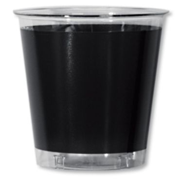 Gobelets en plastique 30cl Noir